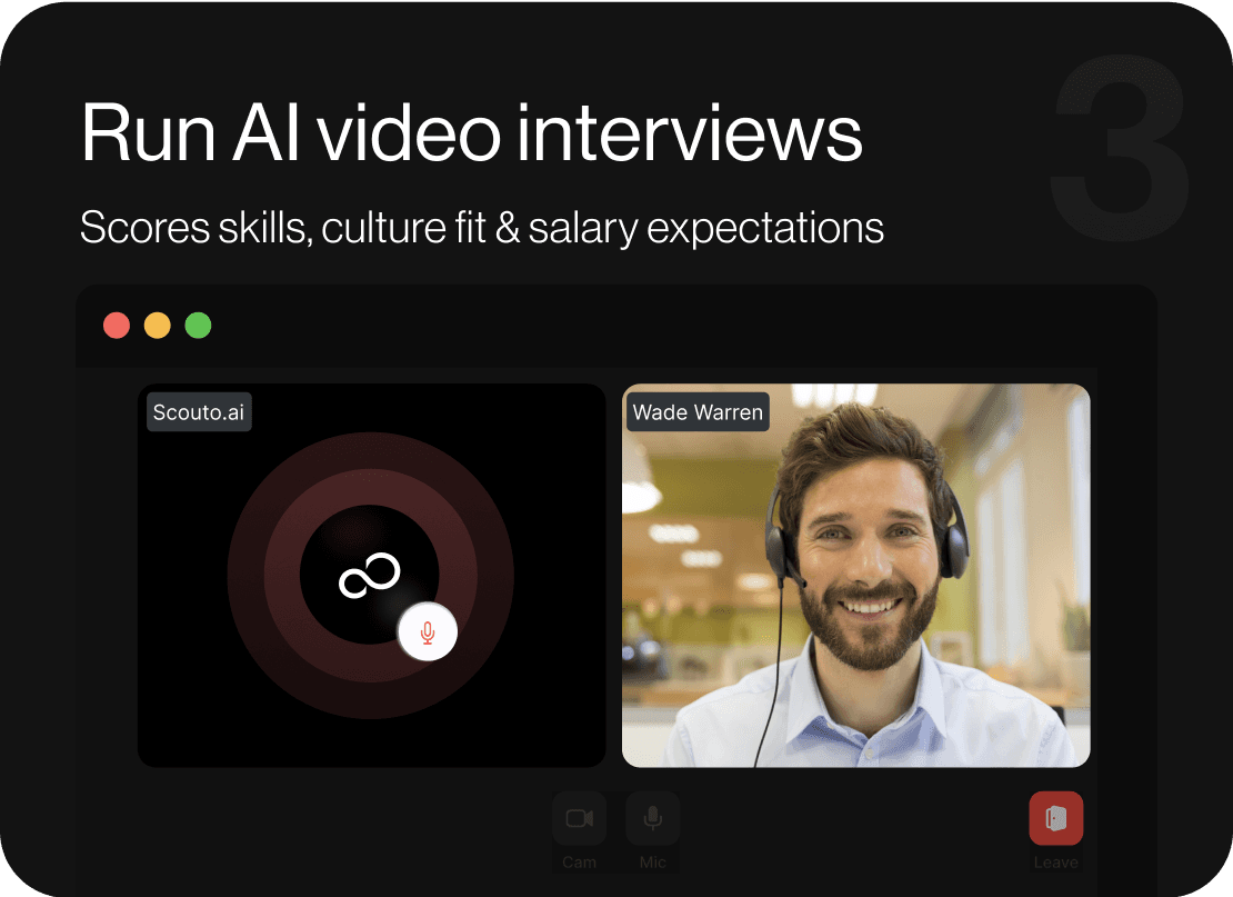 Candidate ranking & shortlisting illustration